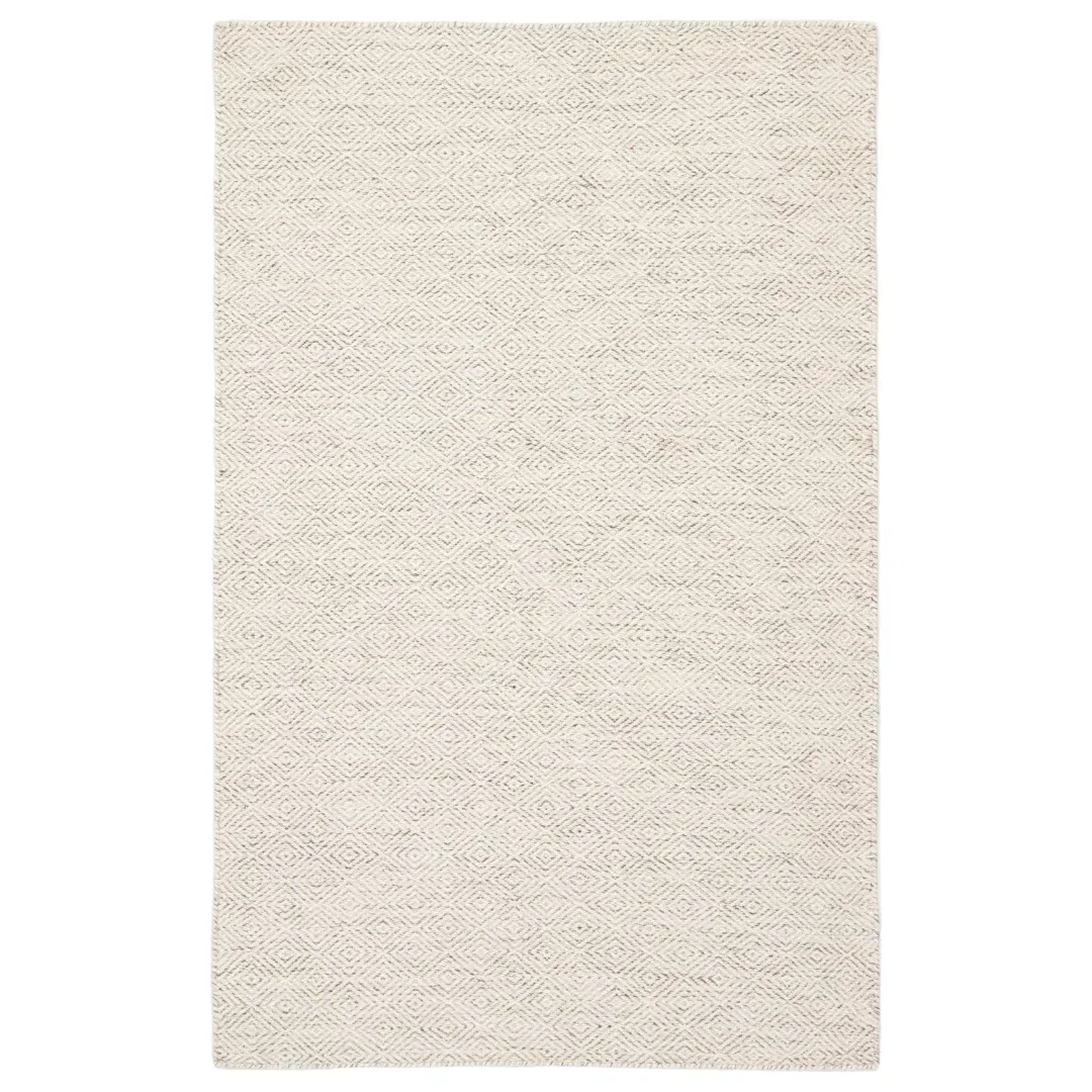 Fifer Handwoven Flatweave Wool Ivory Area Rug large image 