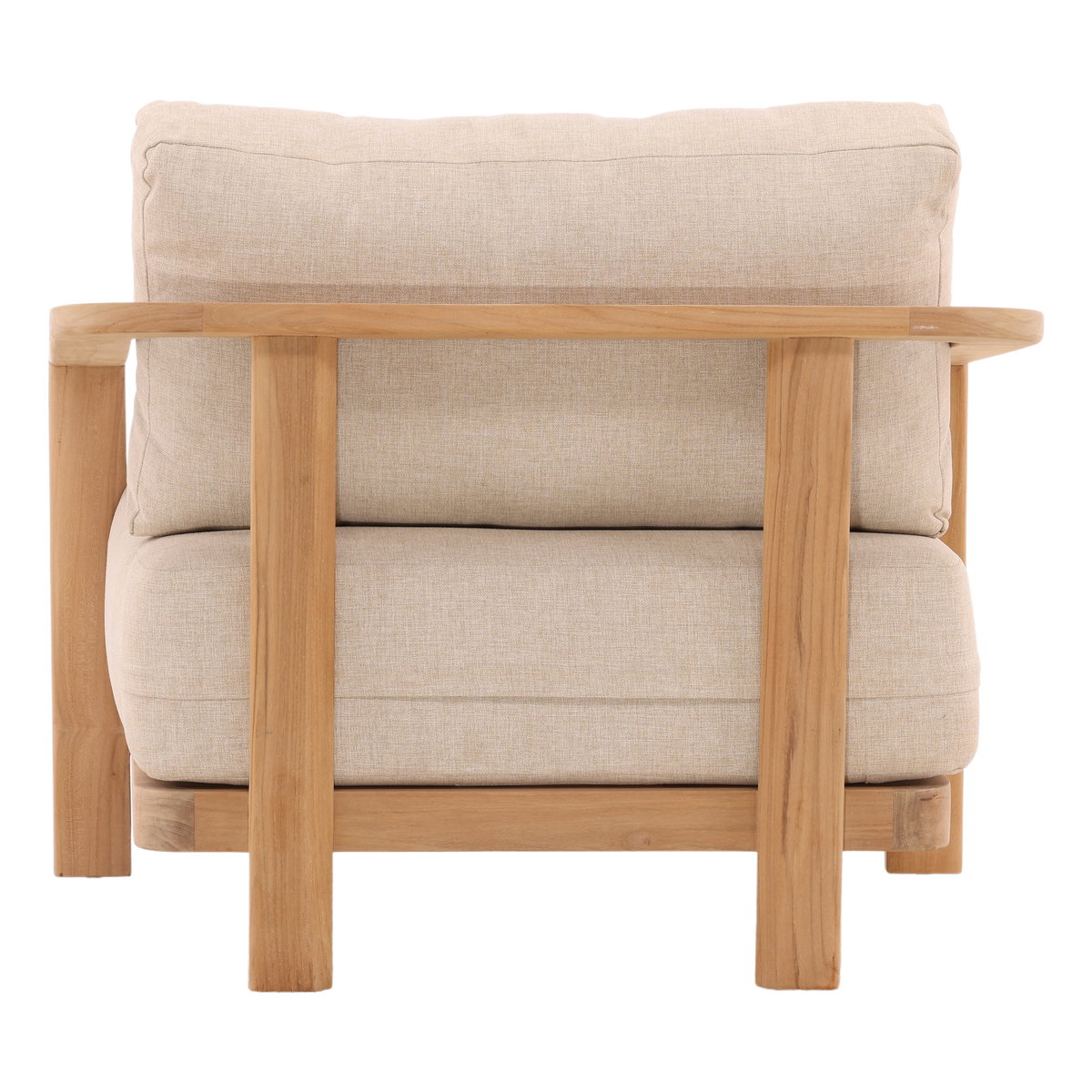 Redford Outdoor Sofa Chair Sand, Accent Chair by Dovetail, 37" width x 25.59" height x 33.85" depth View 4