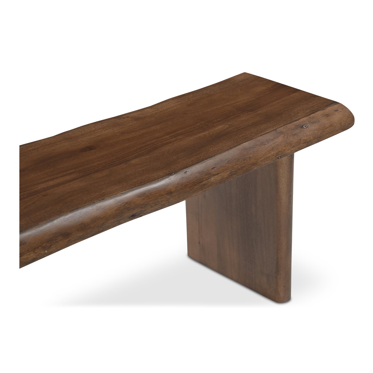 Lila Dining Bench Small Brown, Benche by Moe's Home, 69" width x 18" height x 17" depth View 5