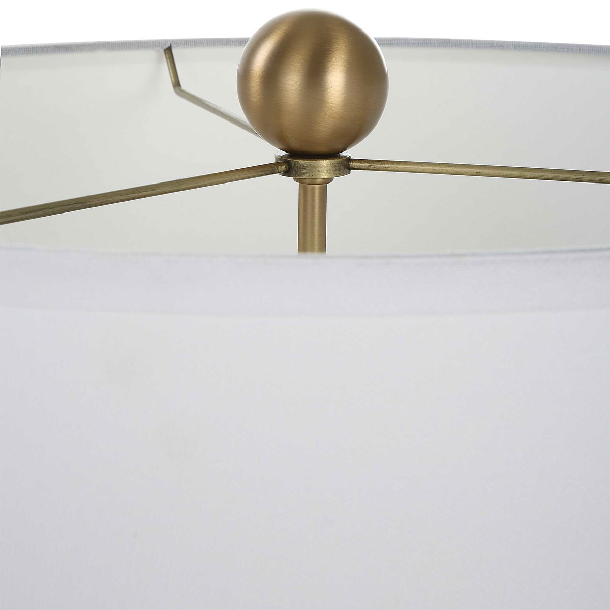 Cardoni Bronze Glass Table Lamp, by Uttermost, 18" width x 32.25" height x 18" depth View 6