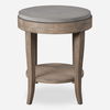 Deka Round Side Table, Furniture by Uttermost, 24" width x 28.5" height x 24" depth thumbnail 1