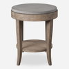 Deka Round Side Table, Side & End Table by Uttermost, 24" width x 28.5" height x 24" depth thumbnail 1
