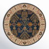 Poeme Hand-Woven Tufted Wool Dark Blue Area Rug thumbnail 8