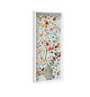 Blooming Coral and Blue 2 (Gold Leaf), Art by Oliver Gal,  20x54 thumbnail 2