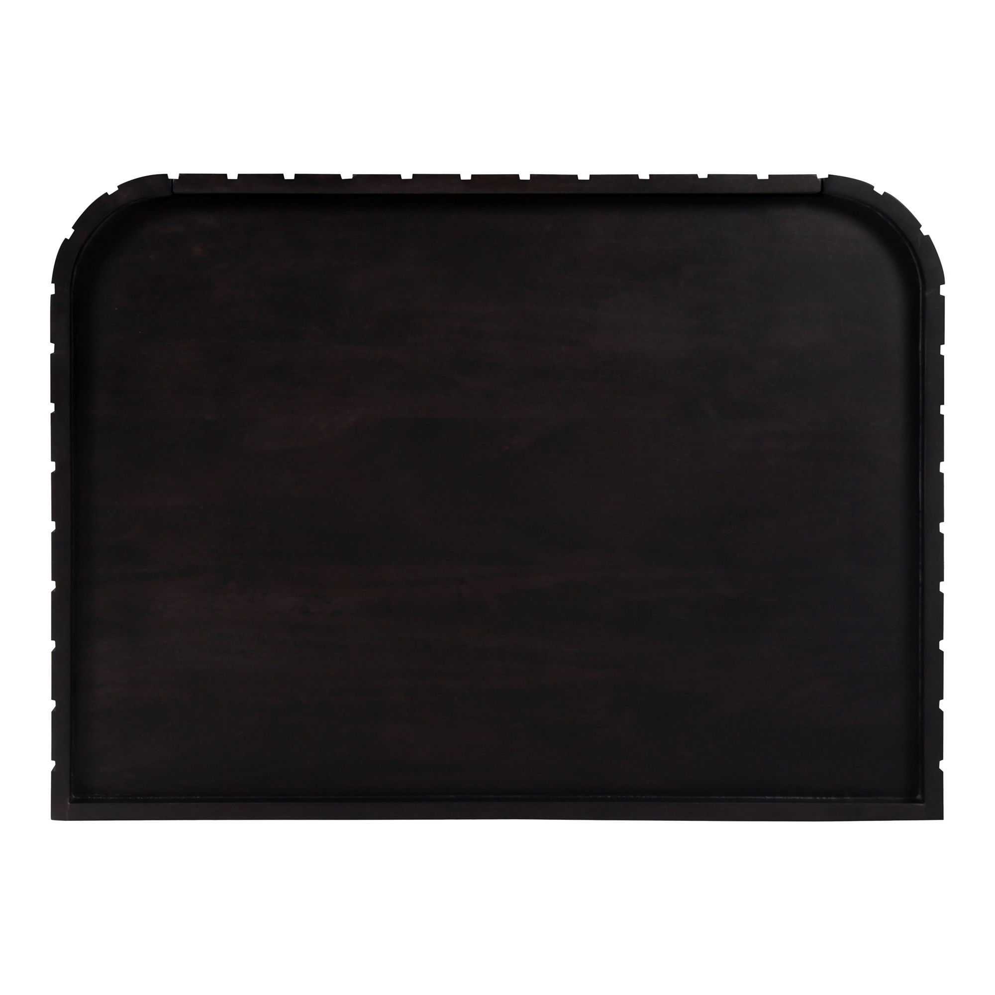 Povera 3 Drawer Nightstand Black, Dresser by Moe's Home, 28" width x 28" height x 20" depth View 8