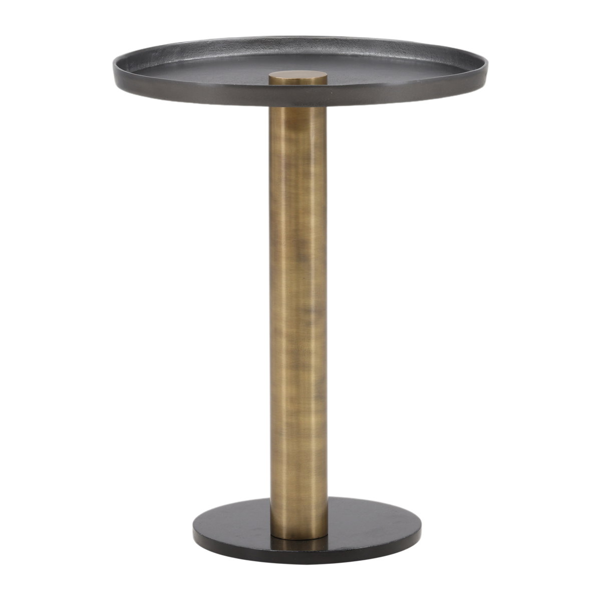 Yara Side Table Gold, Side & End Table by Dovetail, 19.7" width x 24.5" height x 19.7" diameter x 19.7" depth View 4