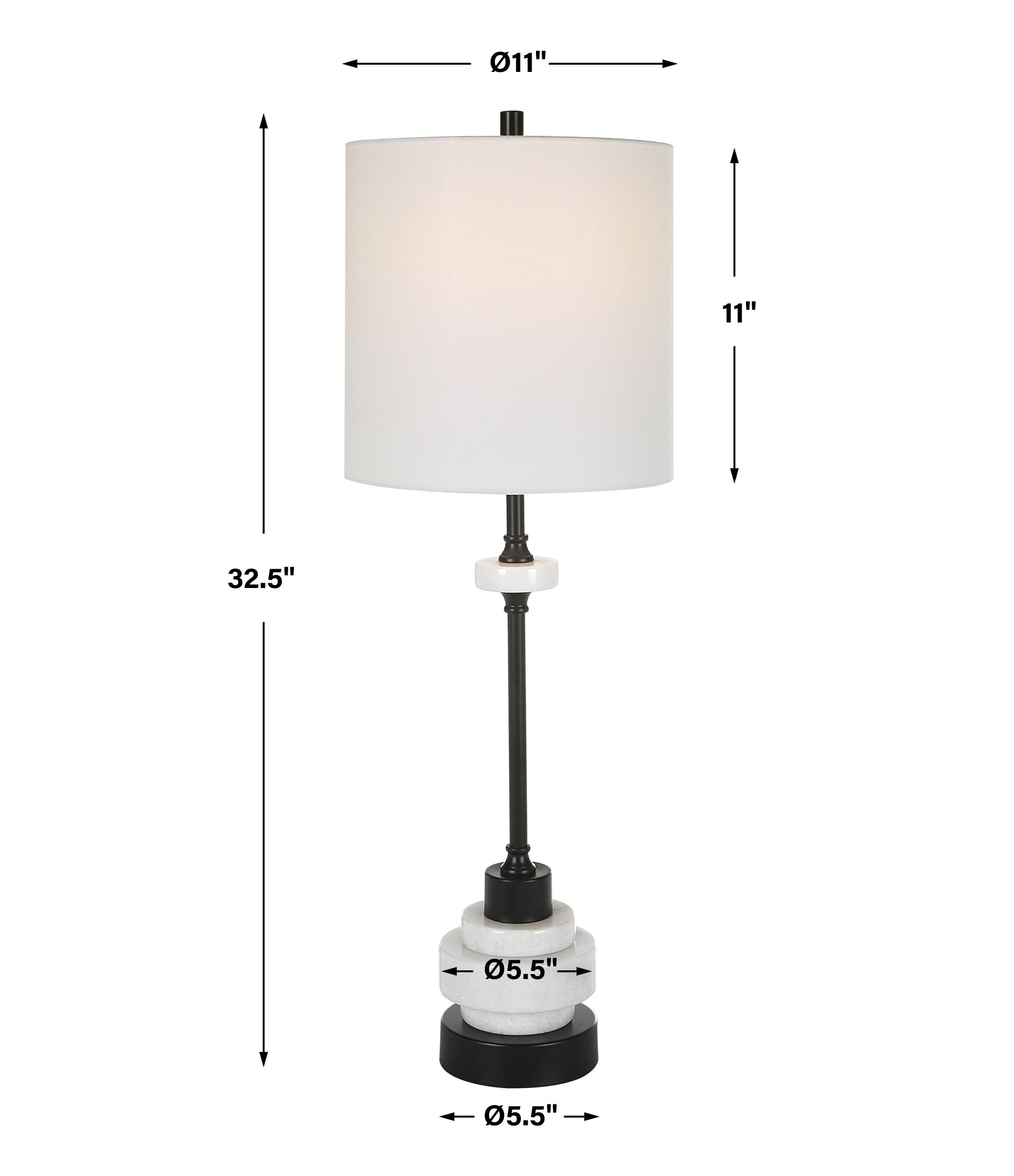 Alliance Traditional Buffet Lamp large image 