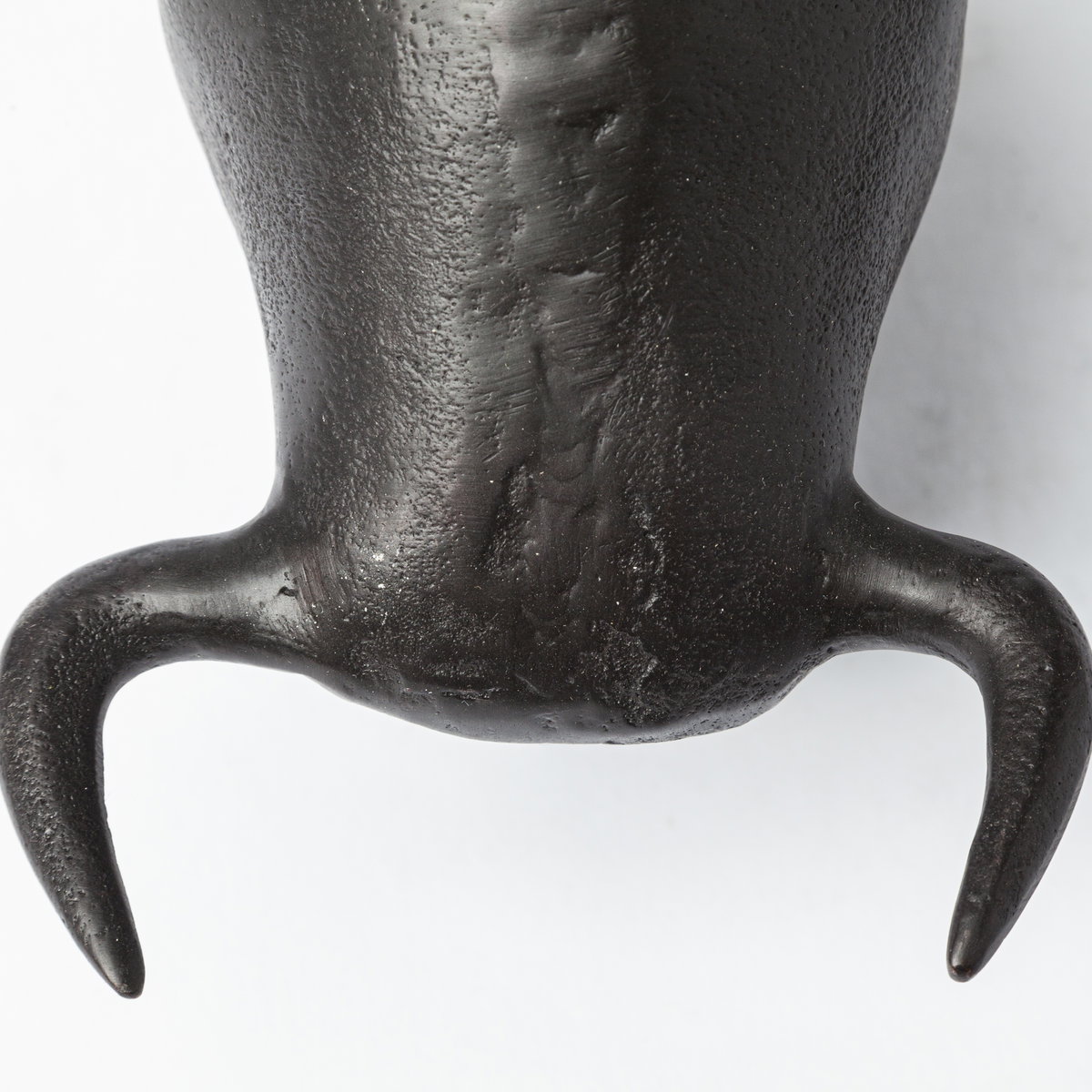 Tauro II 9L x 4W Black Cast Aluminum Raging Bull, Decorative Object by Mercana, 9" length x 4.25" width x 5" height View 5