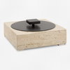 Natural Luxe Travertine Box, Boxe by Uttermost, 10" width x 4.5" height x 10" depth thumbnail 1