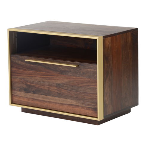 Focus Nightstand Dark Brown