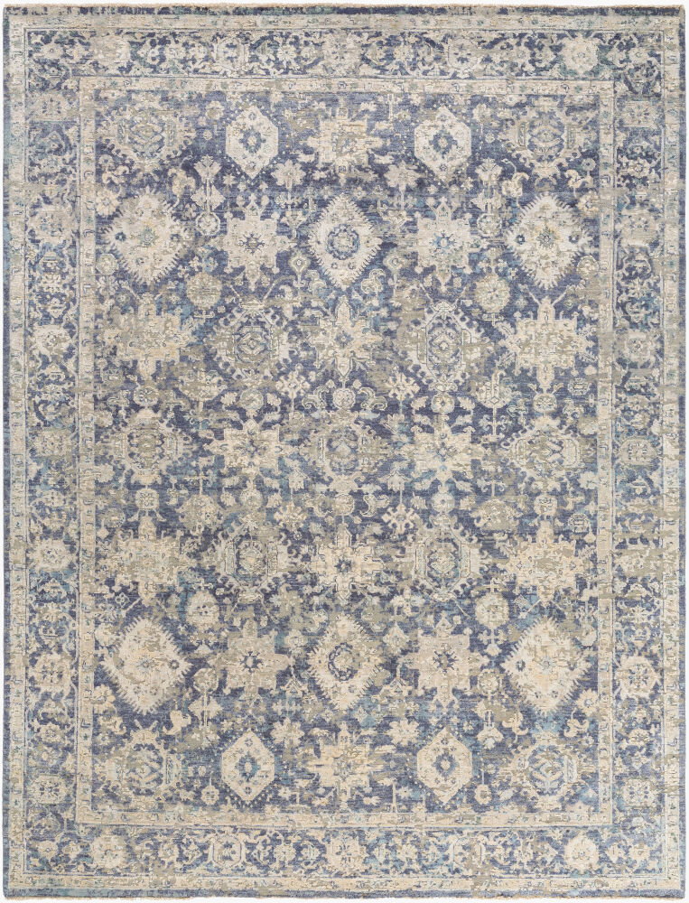 Piccadilly Handmade Rug, by Surya, 1'6" length x 1'6" width