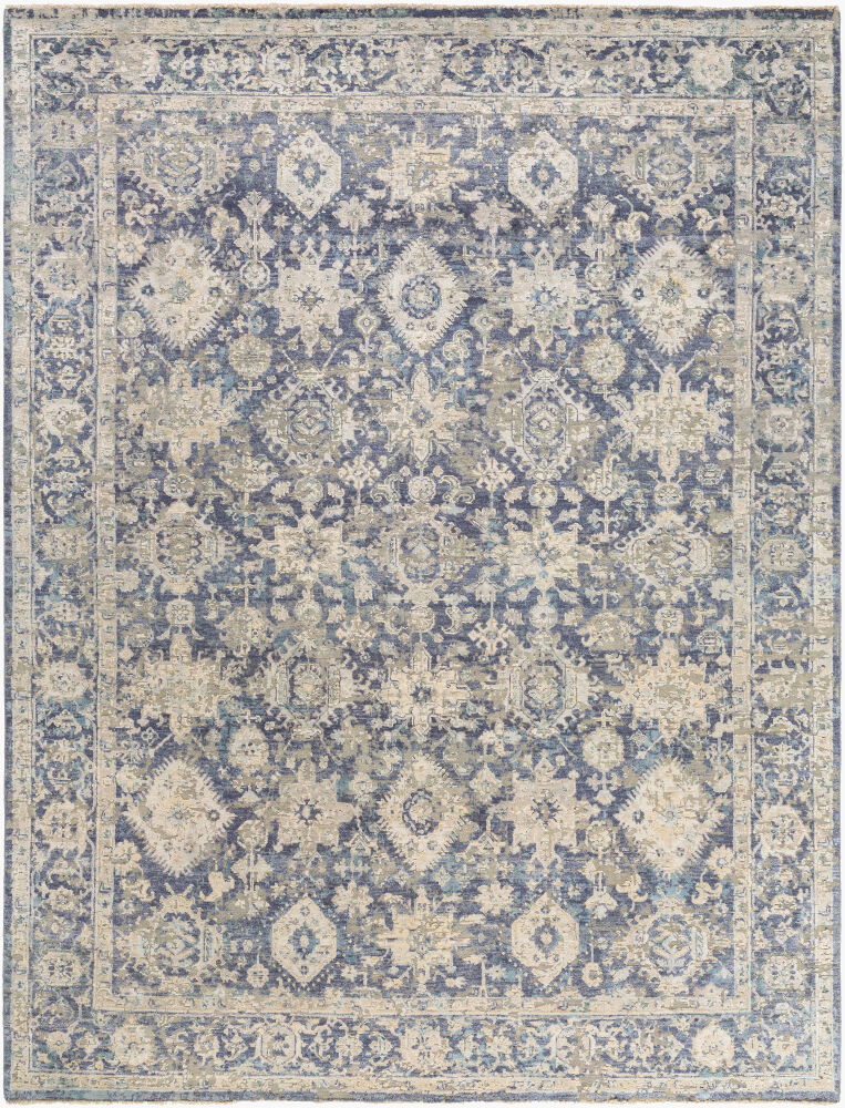 Piccadilly Handmade Rug, by Surya, 9' length x 6' width