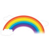 Over The Rainbow Peel & Stick Giant Wall Decal, by York Wall, 3'3.6" length x 1'6" width x 0.02" depth thumbnail