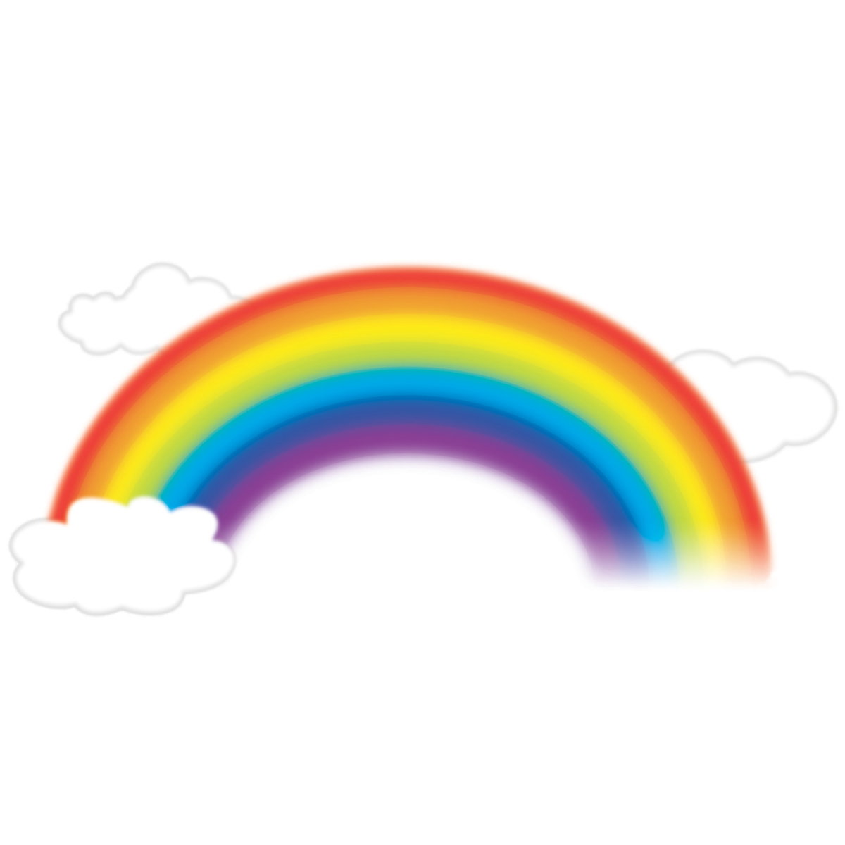 Over The Rainbow Peel & Stick Giant Wall Decal, by York Wall, 3'3.6" length x 1'6" width x 0.02" depth