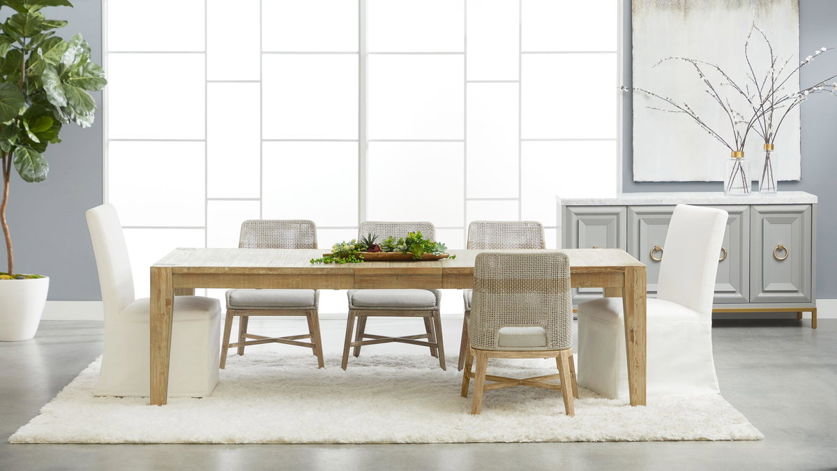 Levi Slipcover Dining Chair, Set of 2, by Essentials for Living, 22" width x 40.5" height x 26" depth View 14