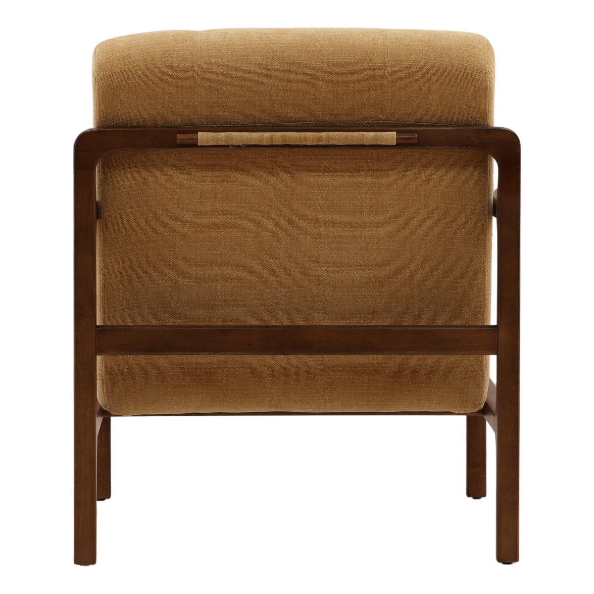 Jordi Occasional Chair Ochre, Accent Chair by Dovetail, 29.5" width x 35.2" height x 39" depth View 4