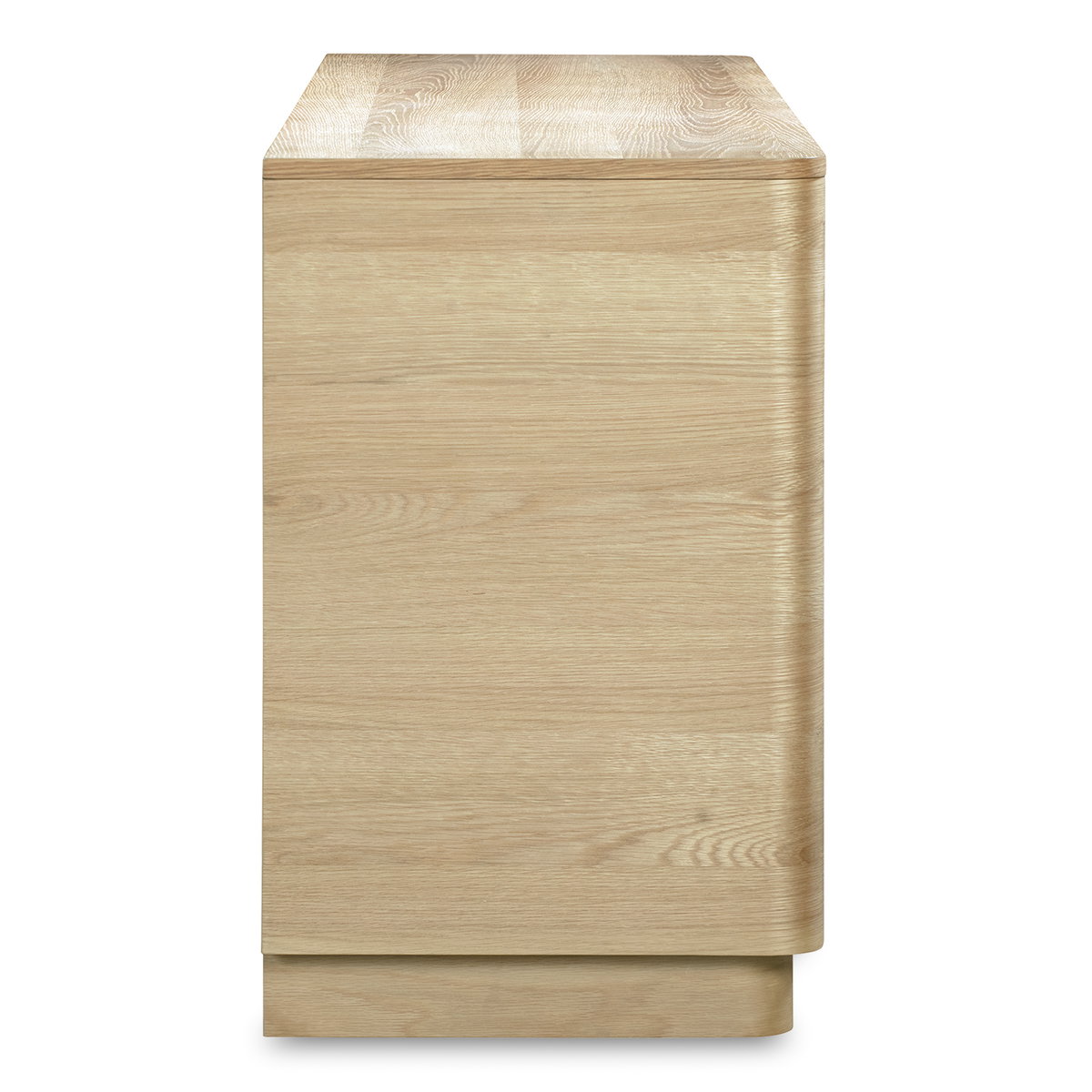 Round Off Sideboard Natural Oak, Cabinets & Sideboard by Moe's Home, 72" width x 30" height x 19" depth View 3