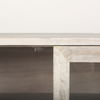Arelius 70L x 18W x 32H White Wood with Gold Metal Base 4 Door Glass Cabinet Sideboard thumbnail 7