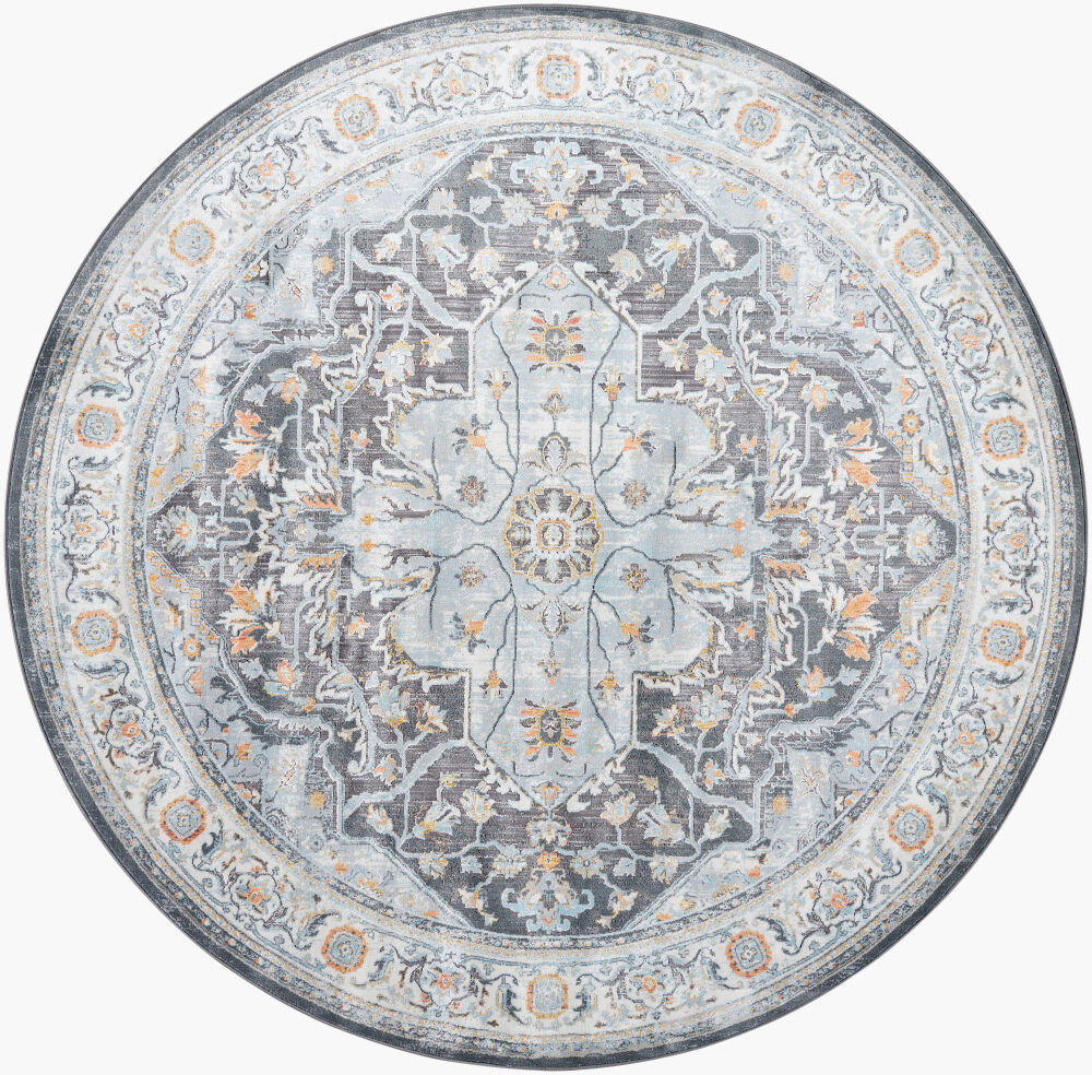 Hassler Machine Woven Rug, by Surya, 7'10.49" length x 7'10.49" width