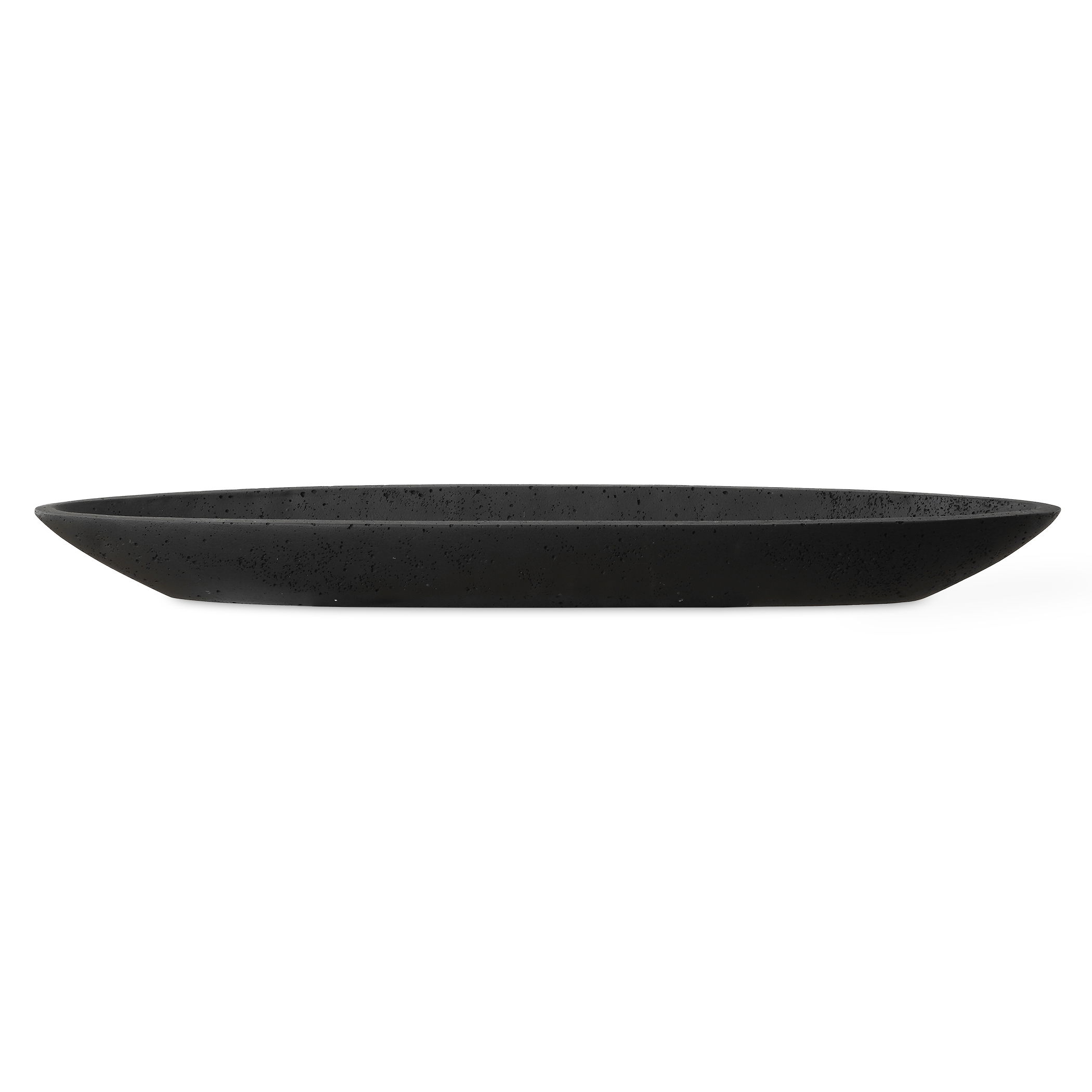 Vessel Cast Black Canoe Bowl large image 