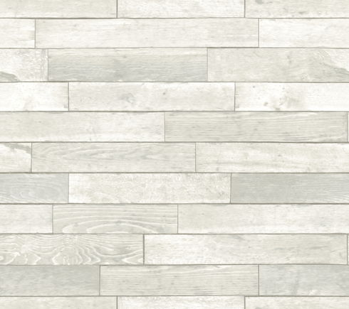 Warehouse Planks White Peel & Stick Wallpaper