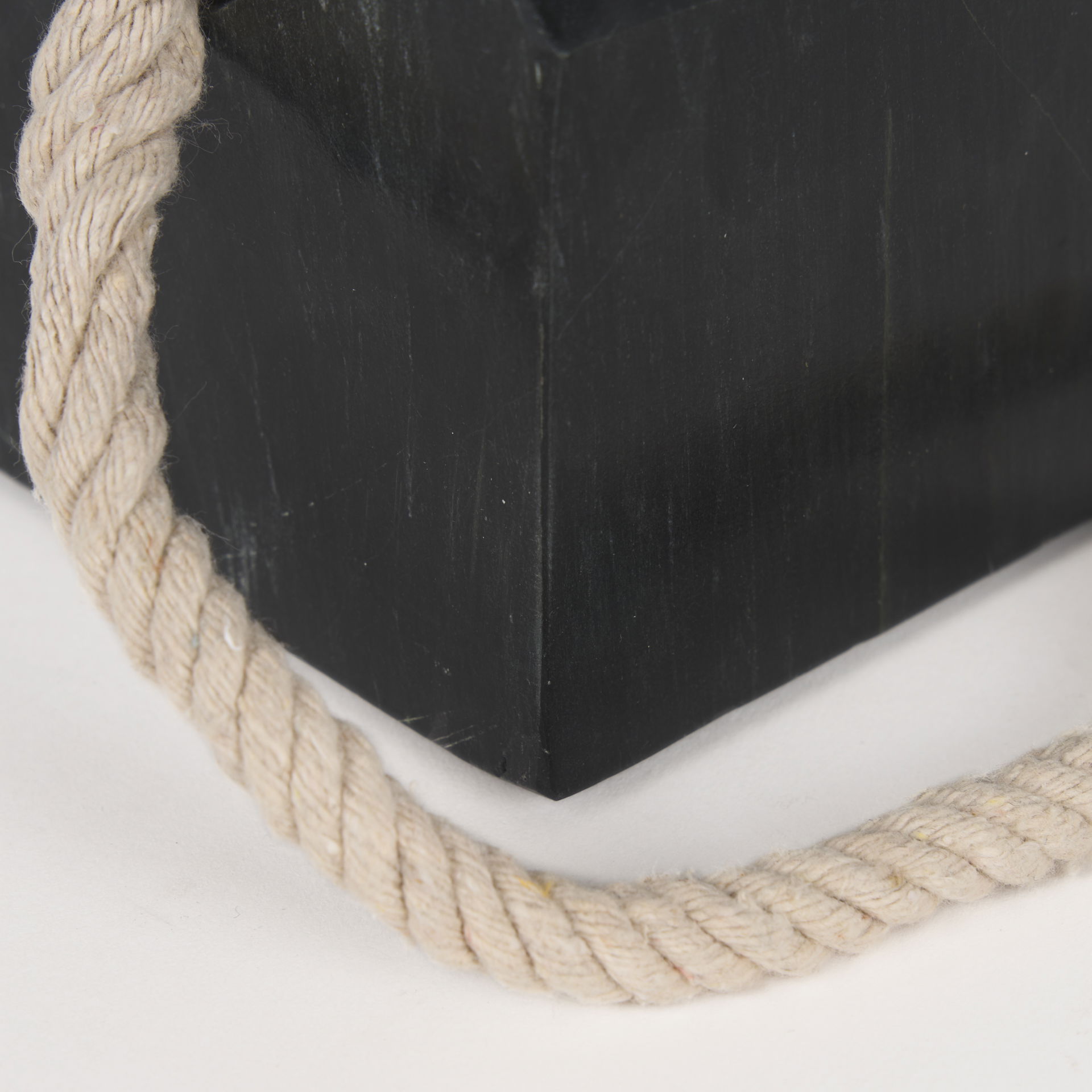 Raena Black Marble House Door Stopper large image 