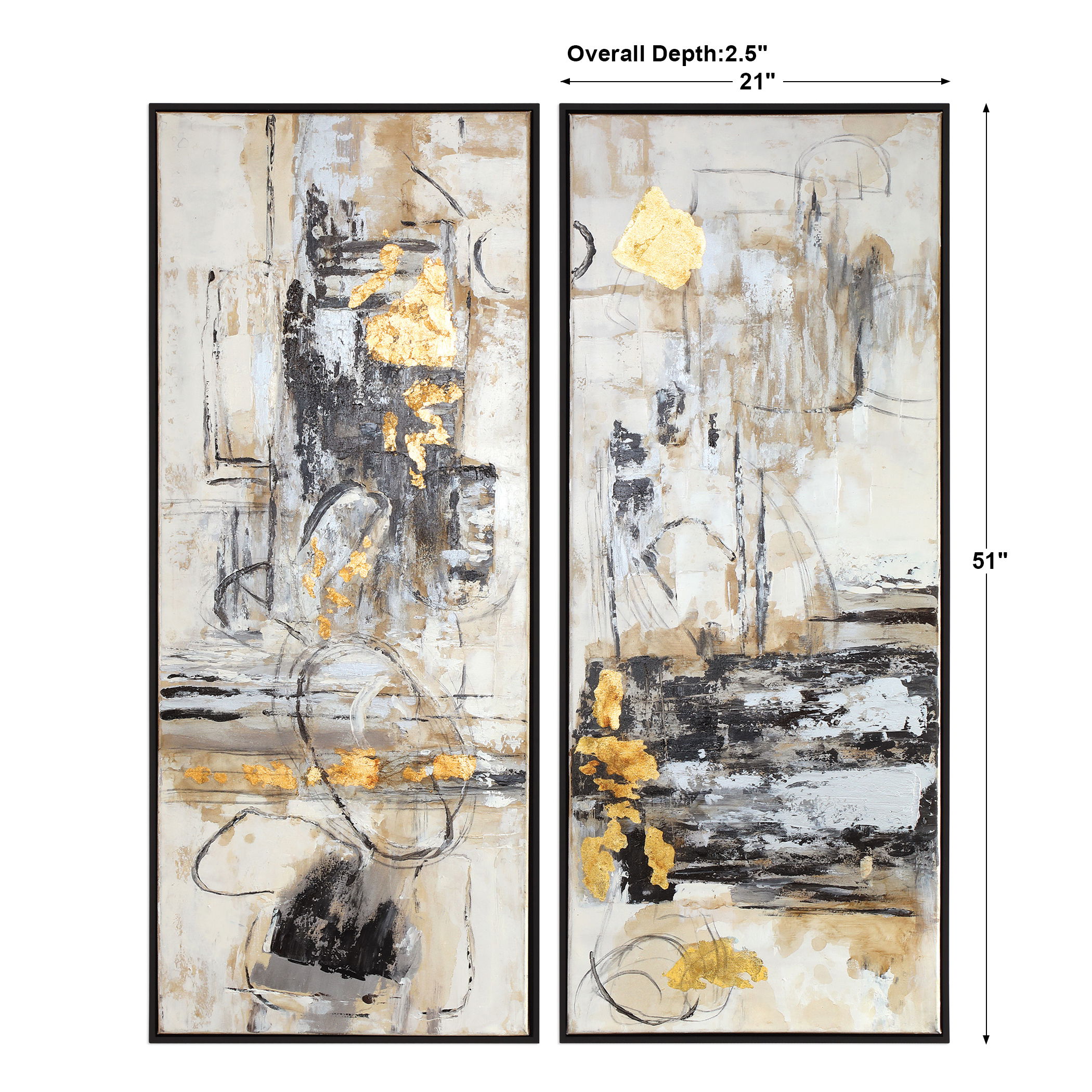 Life Scenes Abstract Art Set/2 large image 