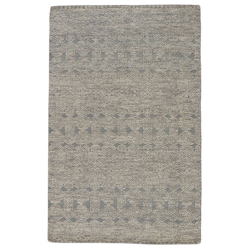 Jaipur Living Abelle Hand-Knotted Medallion Gray/ White Area Rug 6