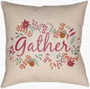 Gratitude Accent Pillow, Decorative Pillow by Surya, 18" length x 18" width thumbnail