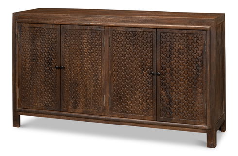 Battle Chainmail 4 Door Sideboard