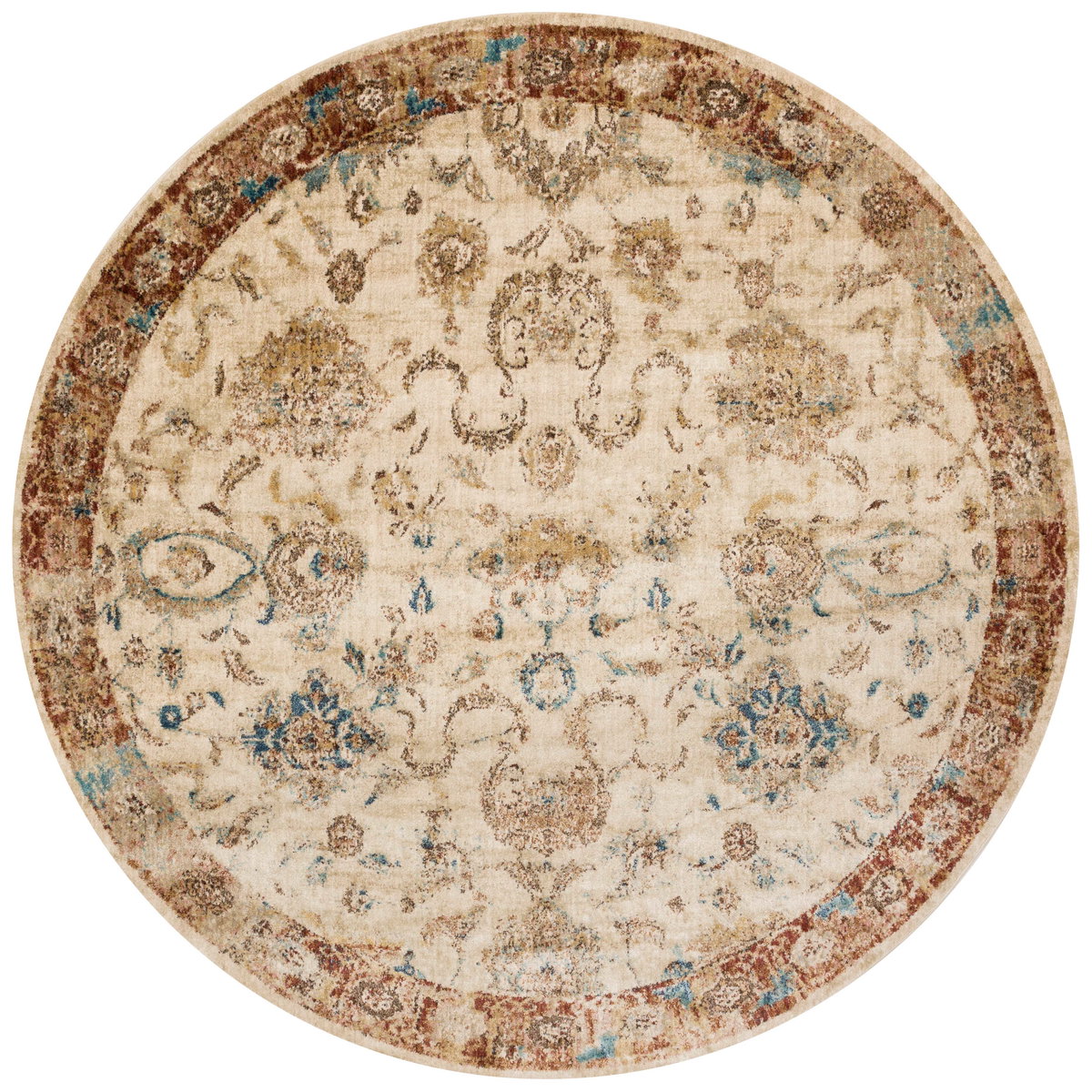 Loloi Anastasia Rug, 9'6" length x 9'6" width View 3