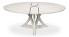 Casual Jupe Dining Table,Workingwhite,Md, by Sarreid, 55" length x 55" width x 30" height thumbnail 10