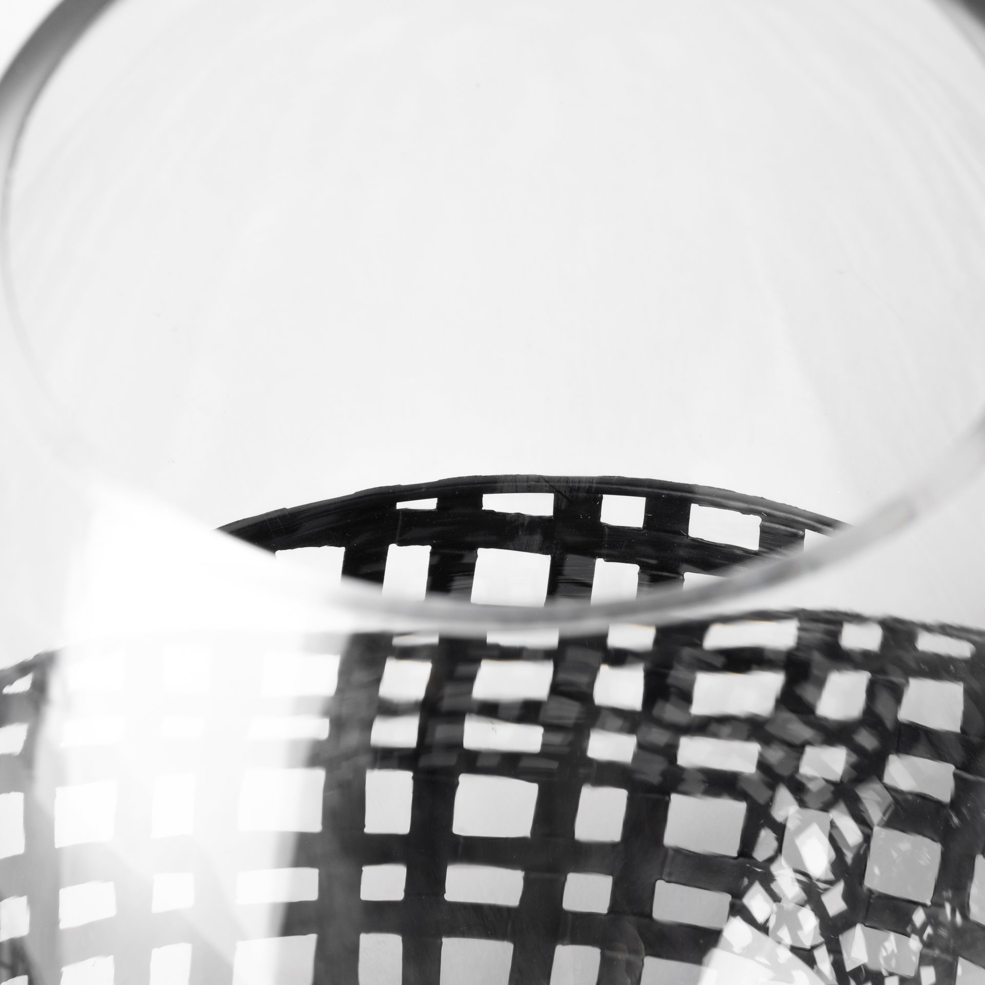 Reena II Large Black Woven Metal Base Table Candle Holder large image 