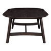 Trie Coffee Table Dark Brown, by Moe's Home, 54" width x 17" height x 28" depth thumbnail 3