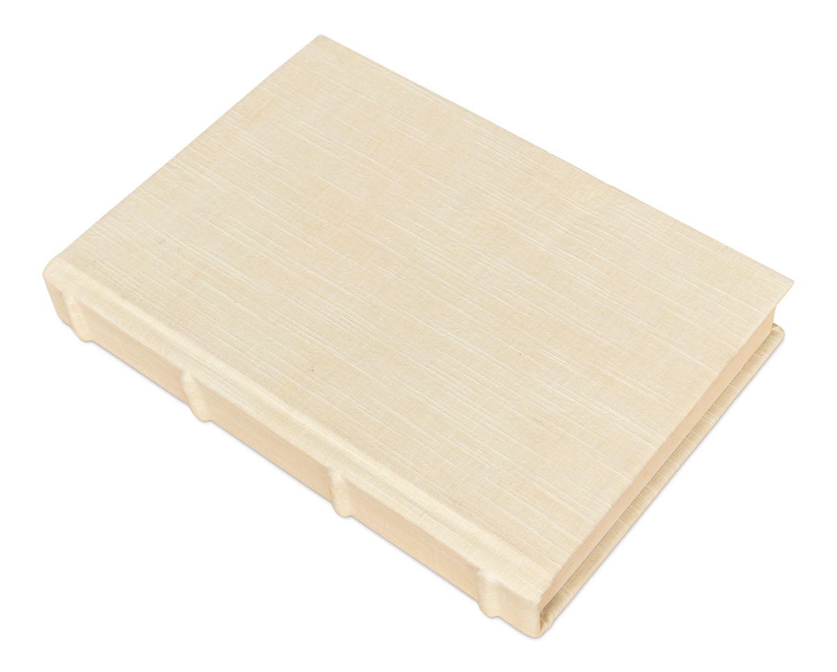 Ecru Linen Books  Set/12, by Sarreid, 1" length x 5" height View 4
