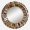 Jeremiah Round Wood Mirror thumbnail 0