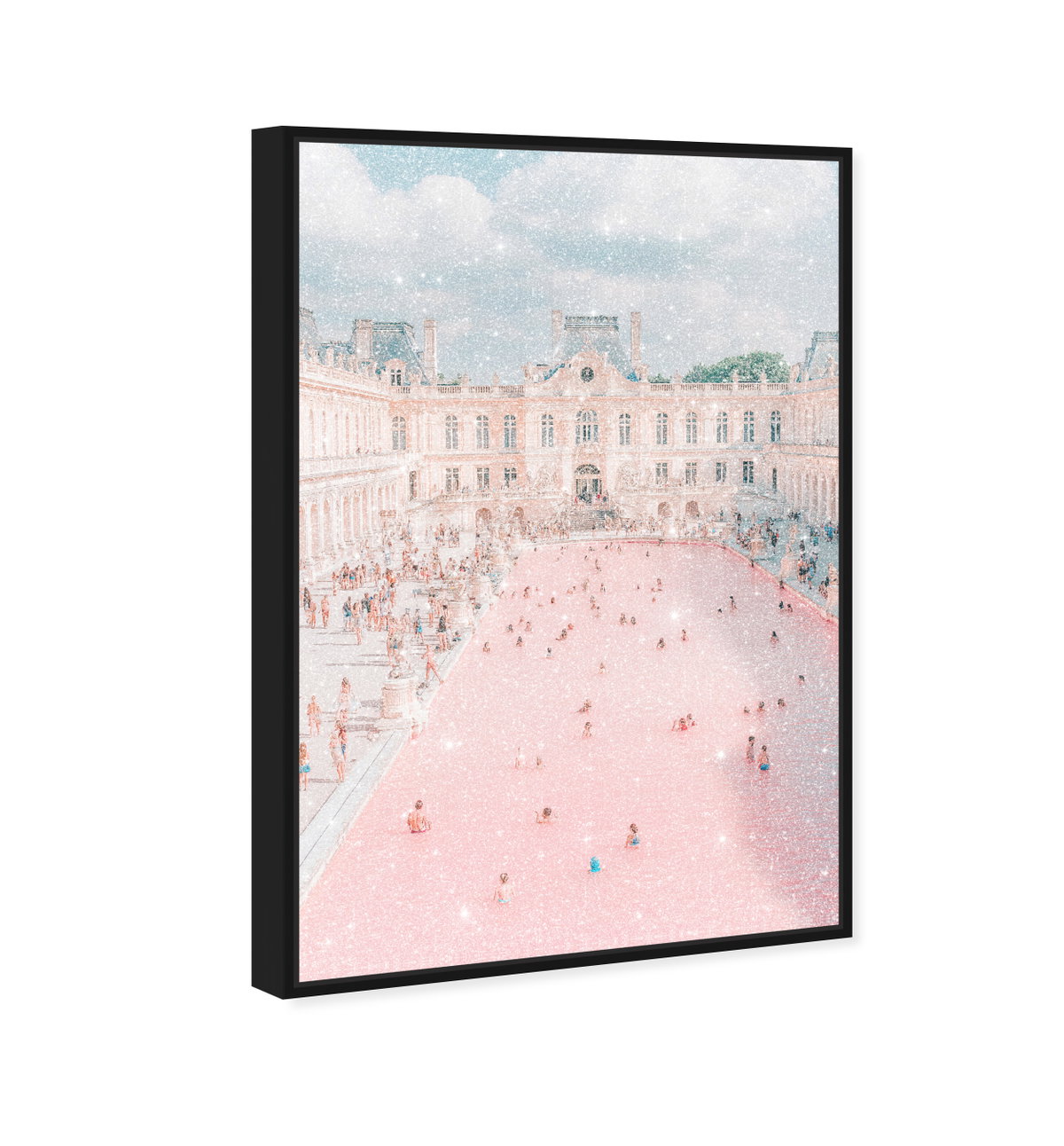 Pink Pool (Diamond Dust), Art by Oliver Gal,  20x30 View 2