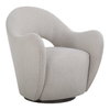 Wander Fabric Swivel Chair, Accent Chair by Uttermost, 28.25" width x 32.75" height x 33.5" depth thumbnail 5