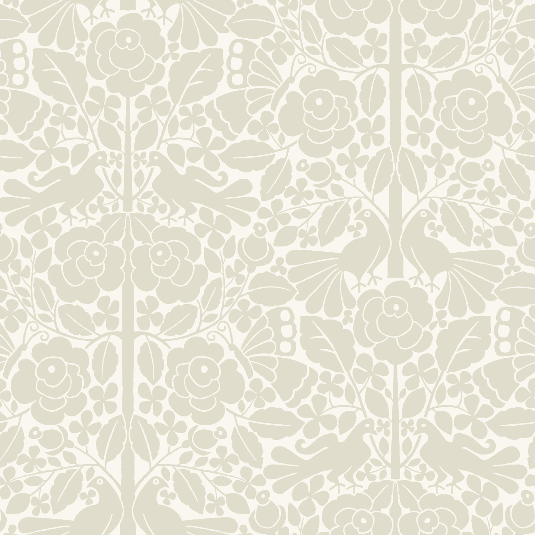 Fairy Tales Beige Wallpaper large image 