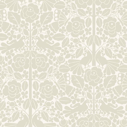 Fairy Tales Beige Wallpaper