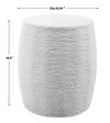 Resort White Accent Stool thumbnail 2