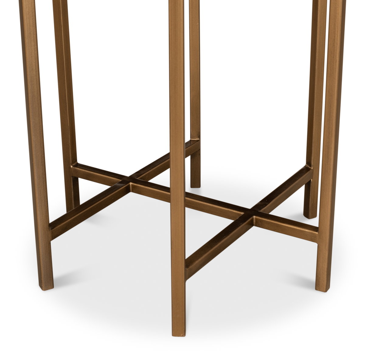 Hobart Side Table, by Sarreid, 1'4" length x 1'4" width x 1'9" height View 5