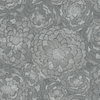 Zen Dahlia Grey Peel & Stick Wallpaper, by York Wall, 16'6" length x 1'8.5" width x 0.02" depth thumbnail