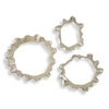 Ripple Effect Silver Wall Art Set/3, by Uttermost, 1'5" width x 1'7" height x 3.25" depth thumbnail 1