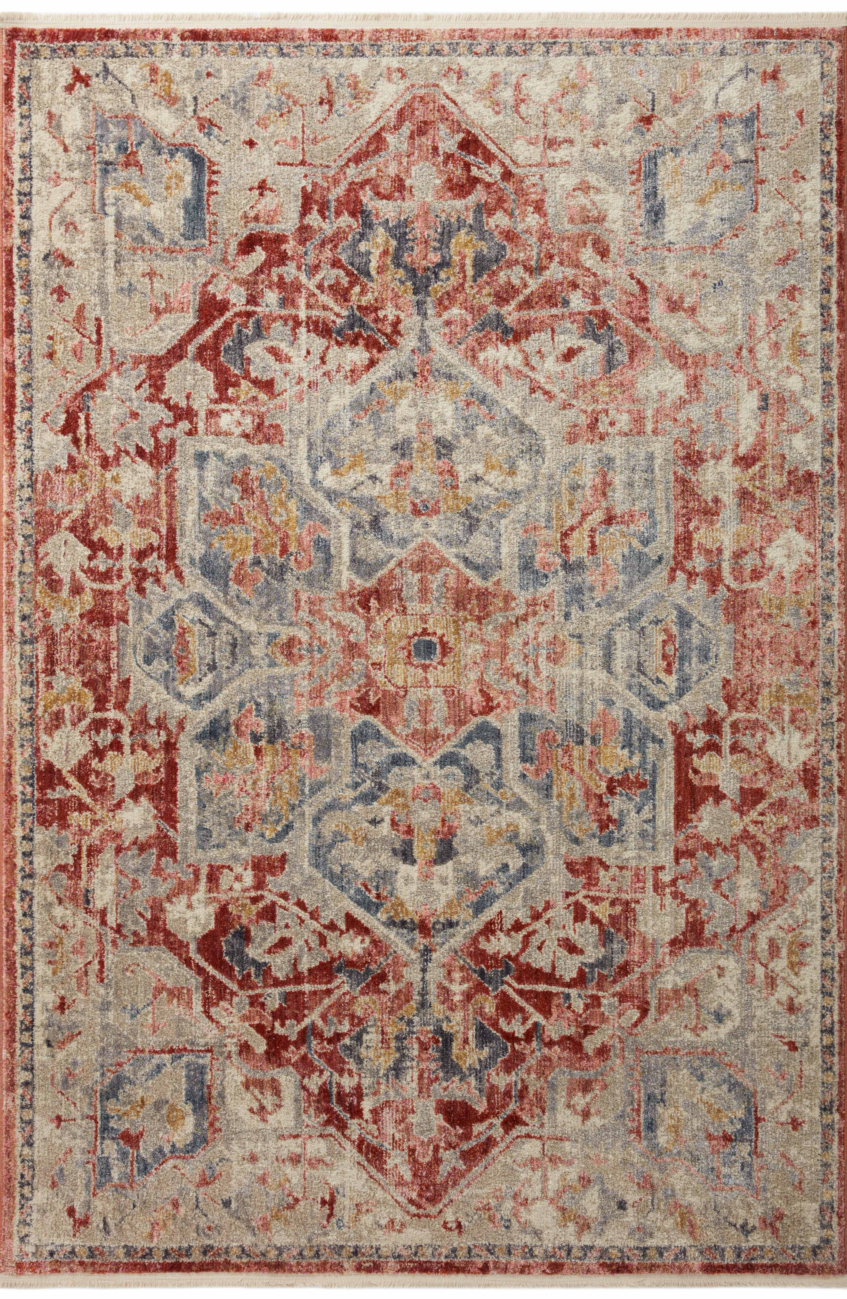Magnolia Home by Joanna Gaines x Loloi Janey Rug, 3'11" length x 3'11" width