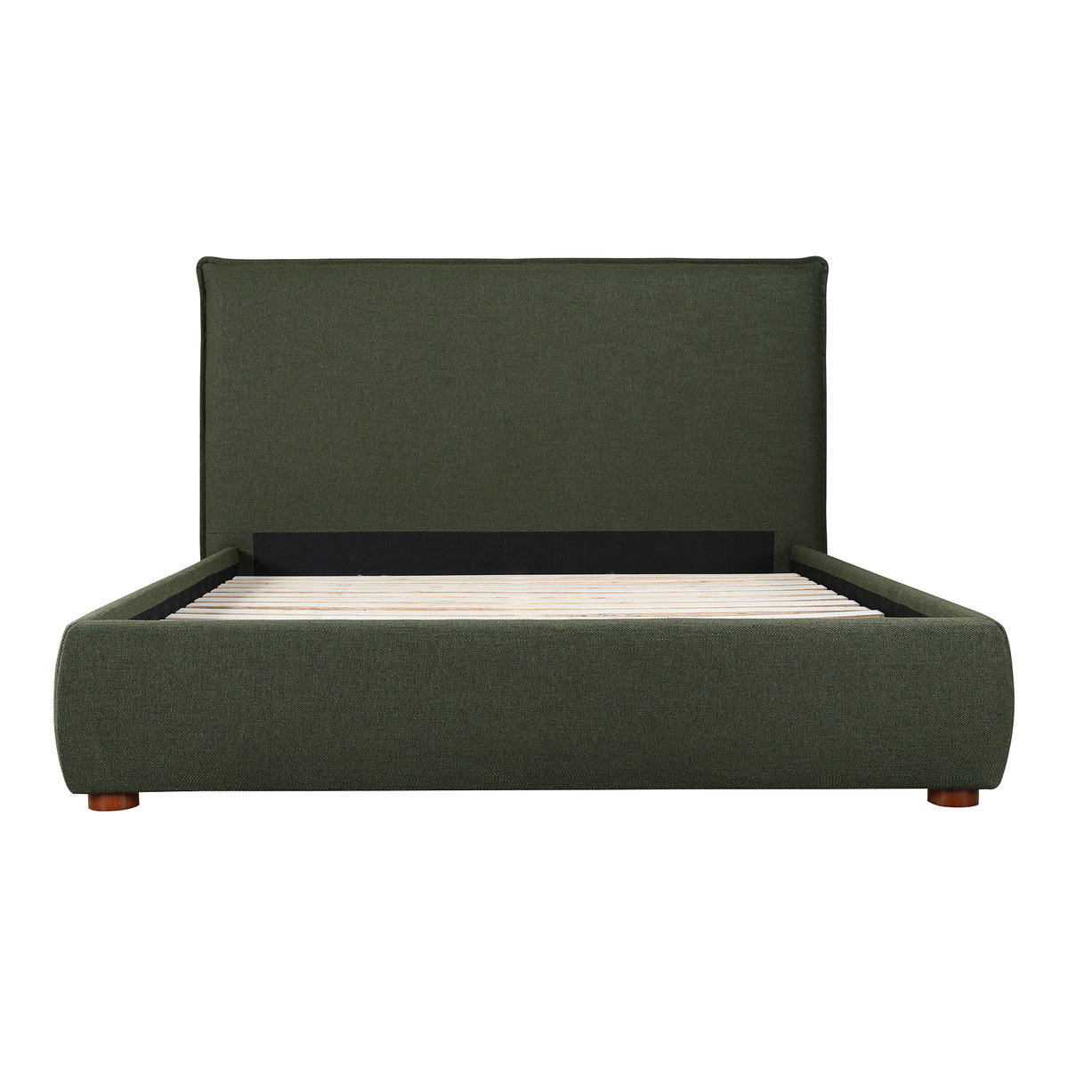 Luzon King Bed Deep Forest, by Moe's Home, 85.5" width x 45.5" height x 88.5" depth View 2