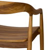 Ingrid Arm Chair in Teak, by Woven, 22" width x 31" height x 23" depth thumbnail 6