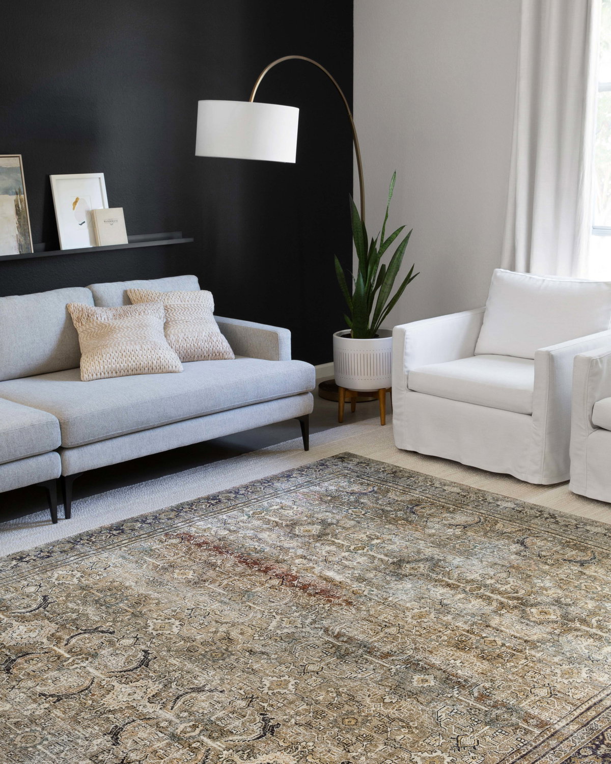Loloi Layla Rug, 2'6" length x 7'6" width View 7