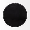 Kimbel 24L x 24W Black Metal Mirrored Base Round Tray, Decorative Tray by Mercana, 24" length x 24.02" width x 5" height thumbnail 10