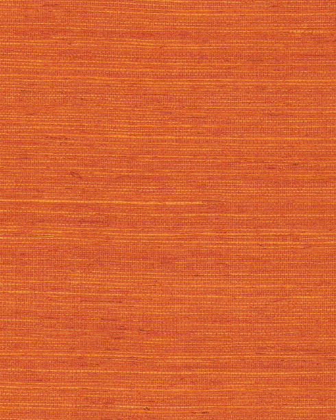 Maguey Sisal Clementine Wallpaper